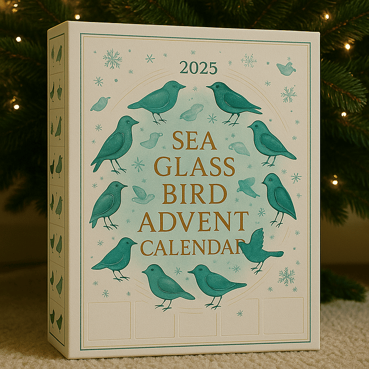 Meerglas Vogel Adventskalender 2025