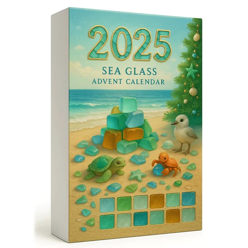 Seeglas-Weihnachtsbäume - Adventskalender 2025