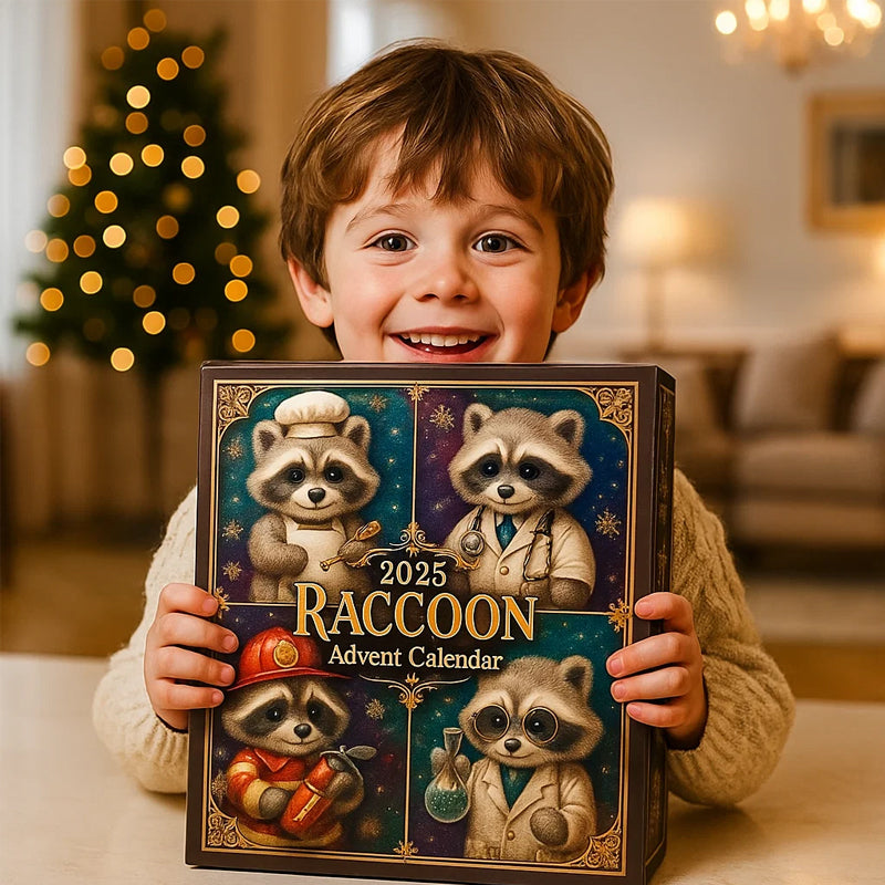 Waschbären Adventskalender 2025