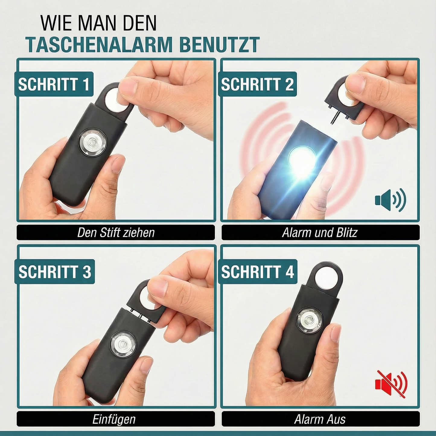 DefendAlert™ – Persönlicher Sicherheitsalarm