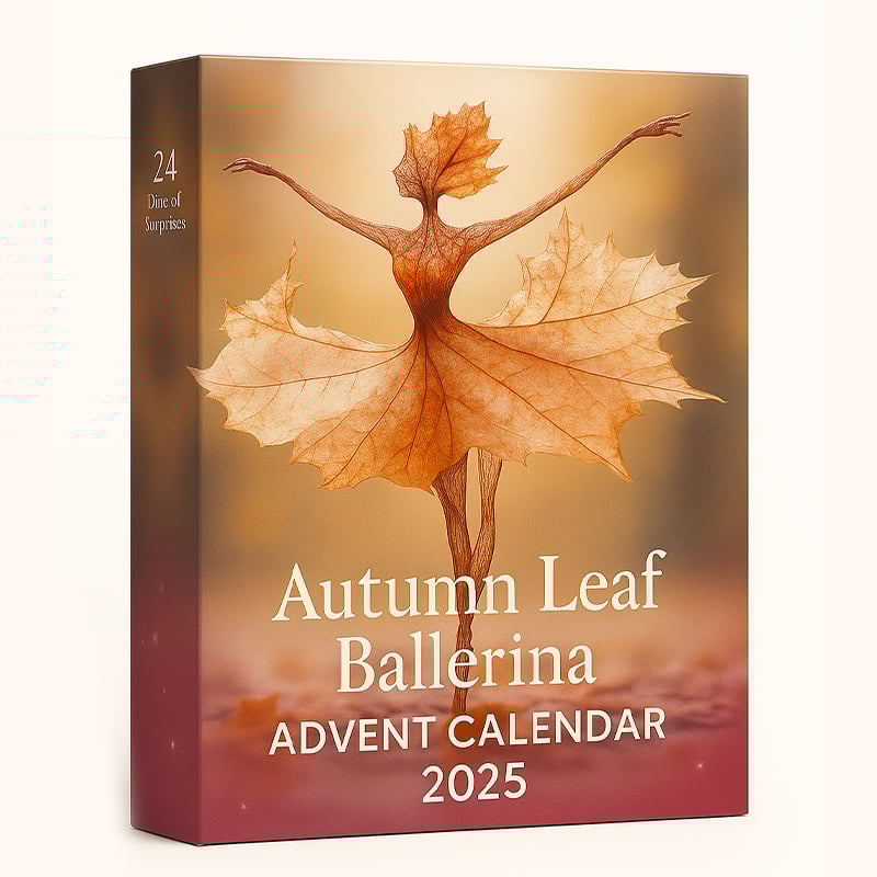 Herbstblatt-Ballerina Adventskalender 2025