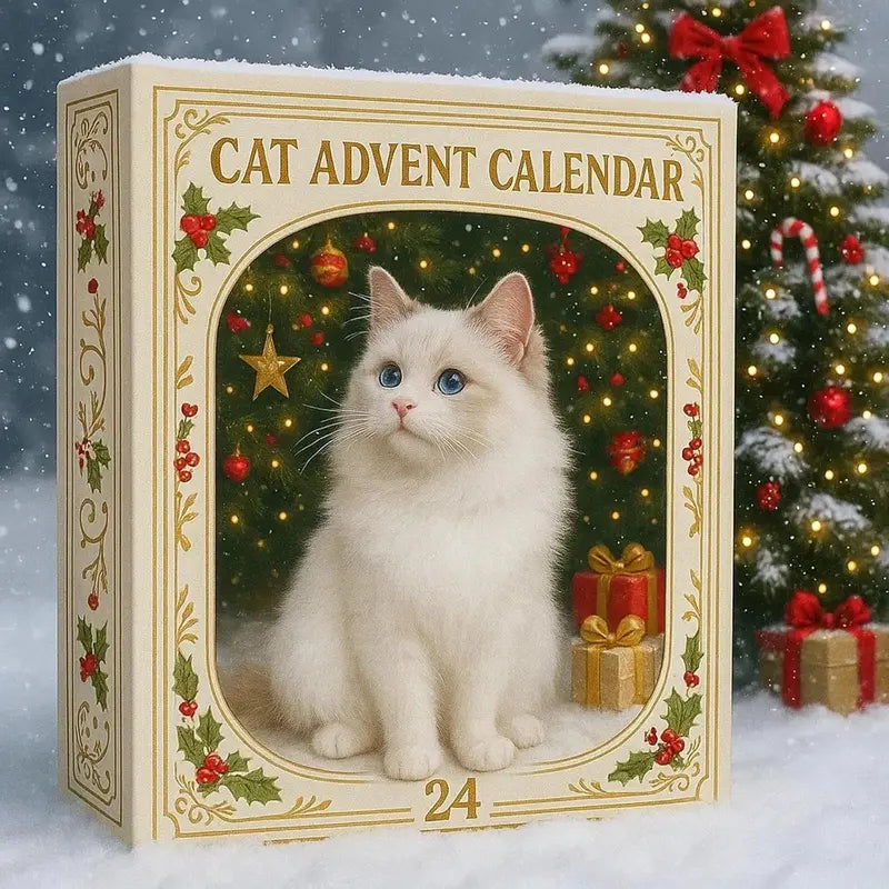 Schnurrmas™ – Adventskalender mit 24 festlichen Katzen