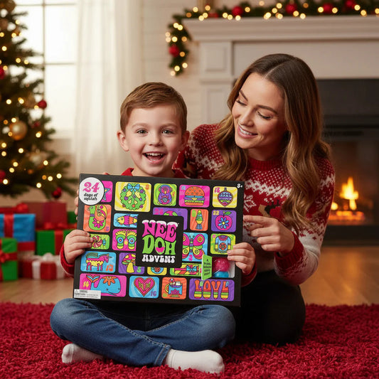 MerrySqueeze™ – Adventskalender mit 24 lustigen Fidget-Spielzeugen