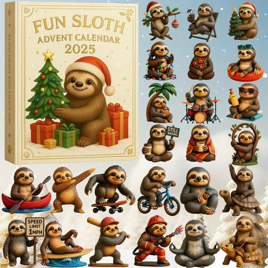 Lustiger Faultier Adventskalender 2025