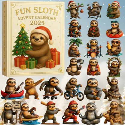 Lustiger Faultier Adventskalender 2025