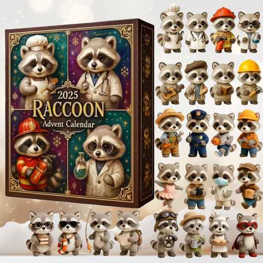 Waschbären Adventskalender 2025
