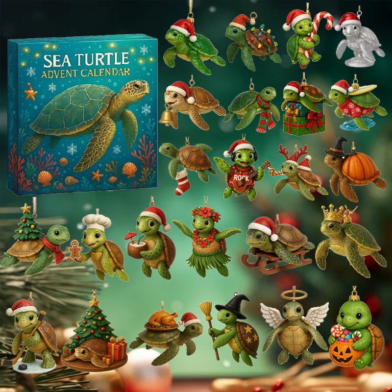 Meeresschildkröten Adventskalender