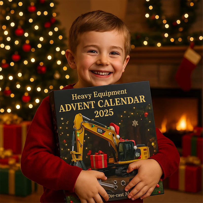 Baumaschinen Adventskalender 2025