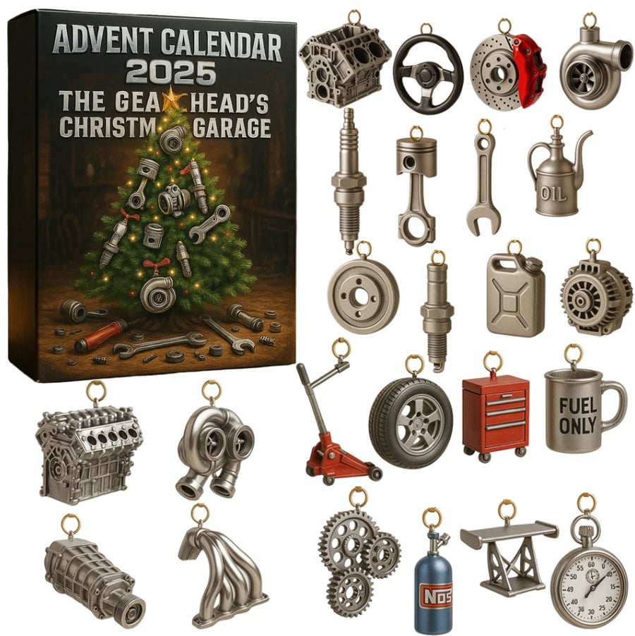 Adventskalender Weihnachtsgarage für Auto-Fans