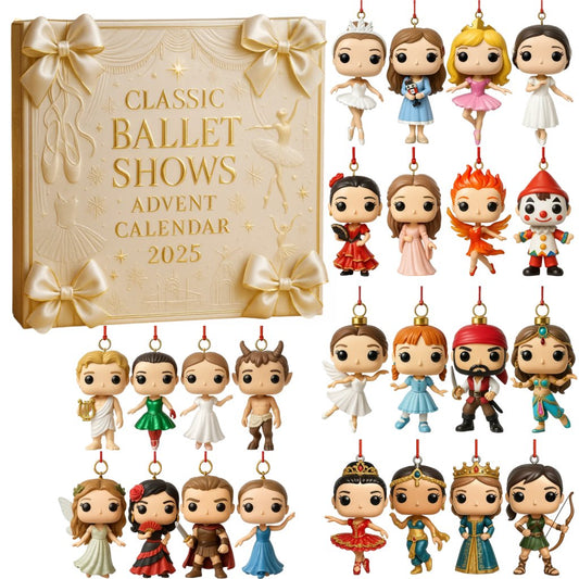 Klassischen Ballettfiguren Adventskalender 2025
