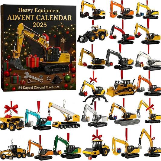 Baumaschinen Adventskalender 2025