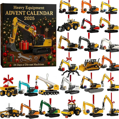 Baumaschinen Adventskalender 2025