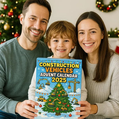 Baufahrzeuge Adventskalender 2025