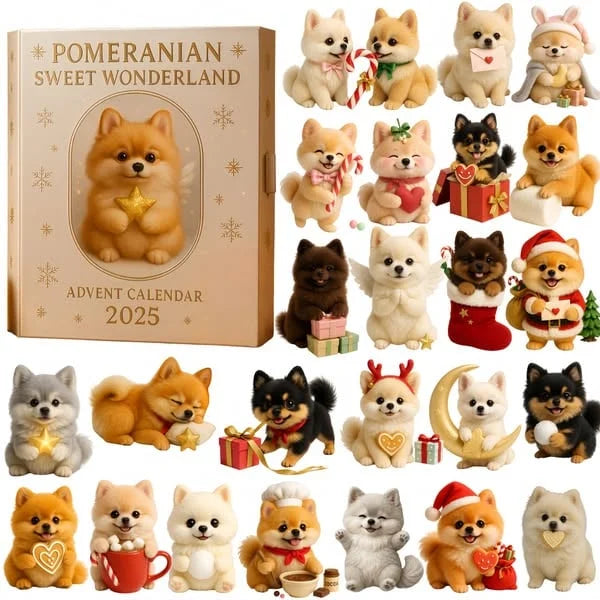 Zwergspitz Adventskalender