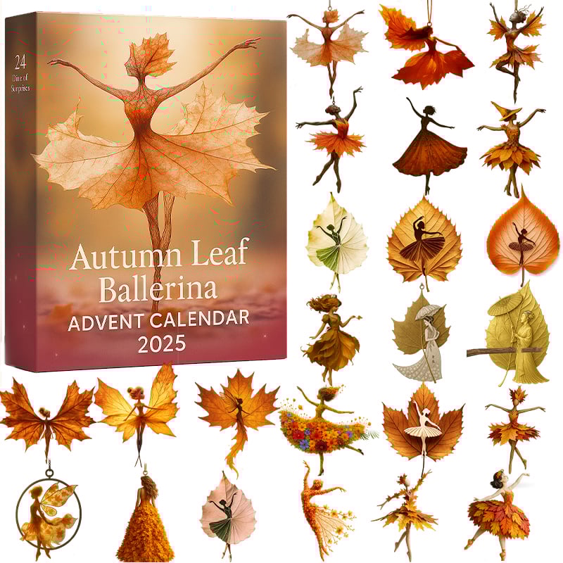 Herbstblatt-Ballerina Adventskalender