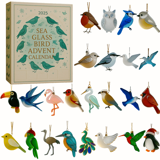 Meerglas Vogel Adventskalender 2025