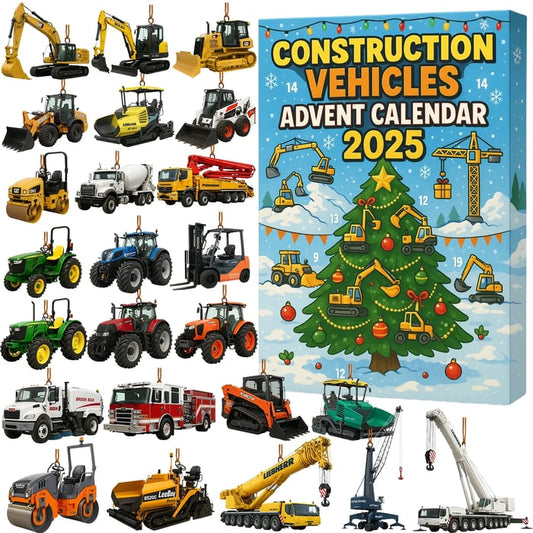 Baufahrzeuge Adventskalender 2025