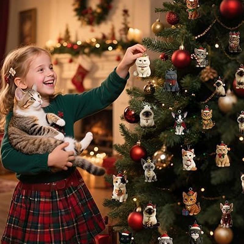 Familie mit Purrmas Adventskalender